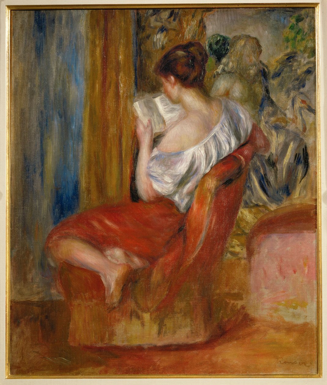 La liseuse von Pierre Auguste Renoir