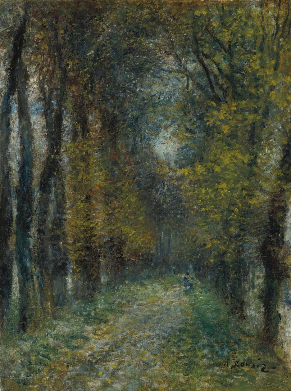 Lallée couverte, 1872 von Pierre Auguste Renoir