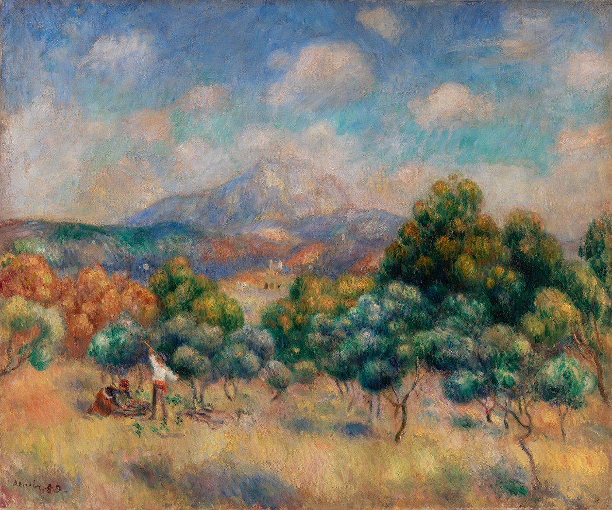 Montagne Sainte-Victoire von Pierre Auguste Renoir