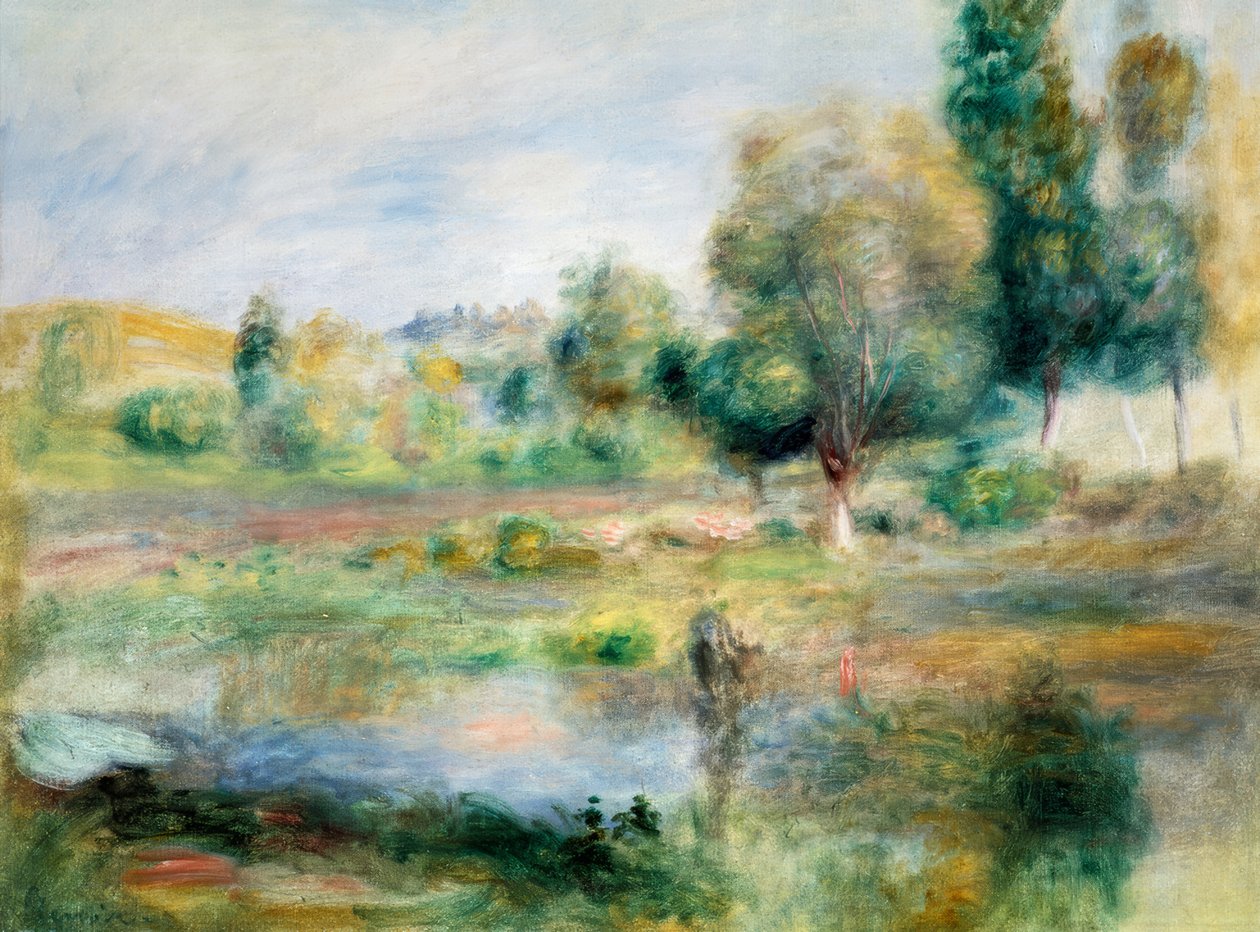 Tableau Sur Toile Paysage De Renoir – Impression D'art Pierre-Auguste Renoir