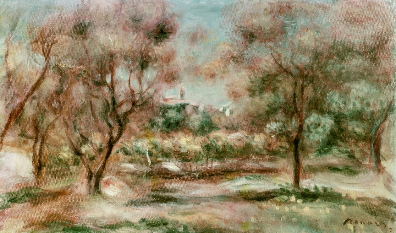 Landschaft von Grasse von Pierre Auguste Renoir