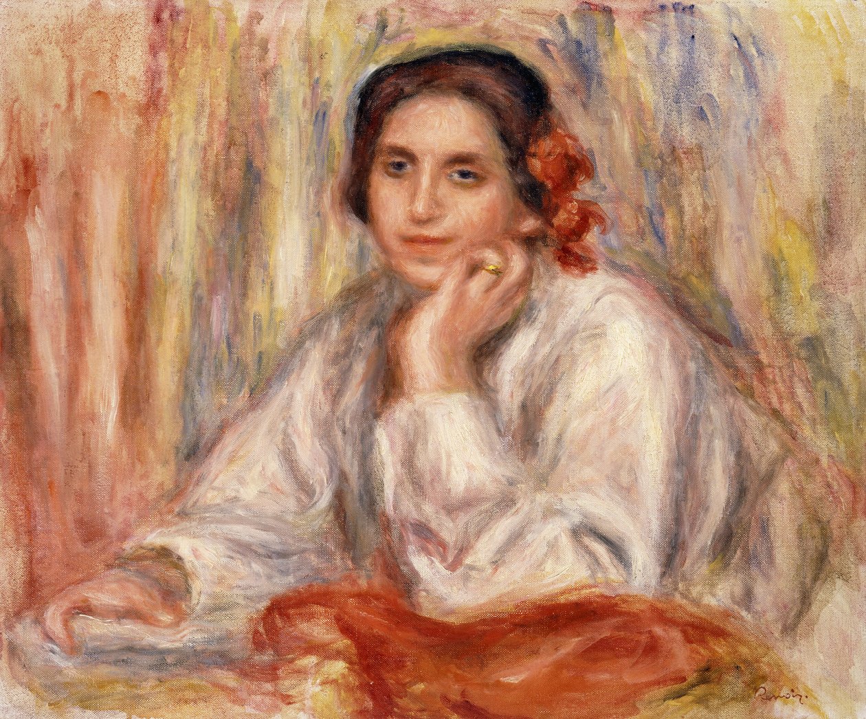 Porträt von Vera Sergine Renoir, 1914 von Pierre Auguste Renoir