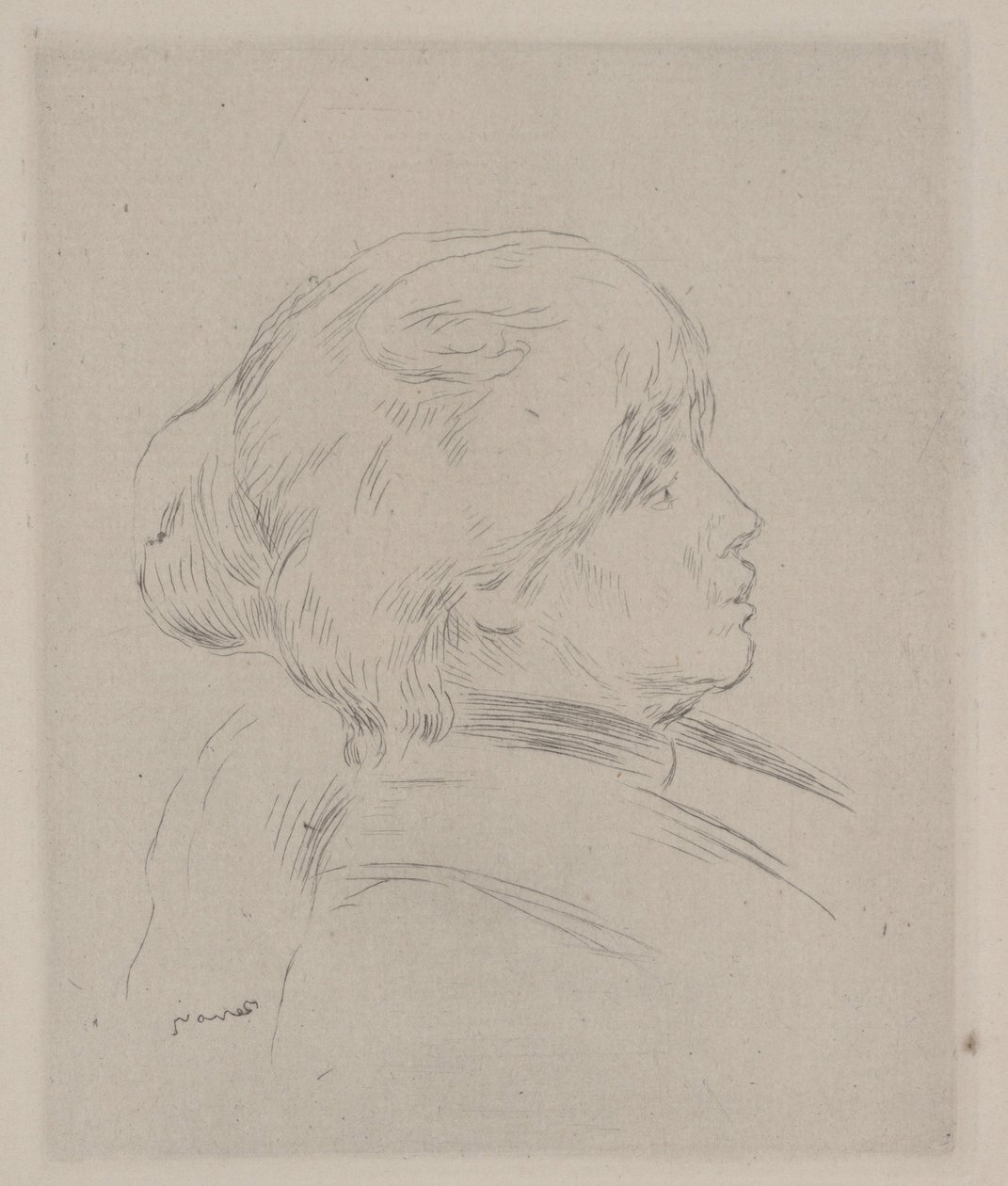 Porträt von Berthe Morisot von Pierre-Auguste Renoir