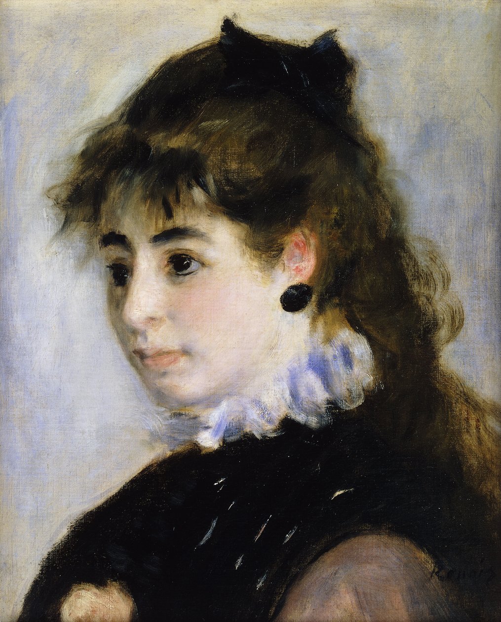Porträt von Fräulein Henriette Henriot; Portrait de Mme. Henriot, 1874 von Pierre Auguste Renoir
