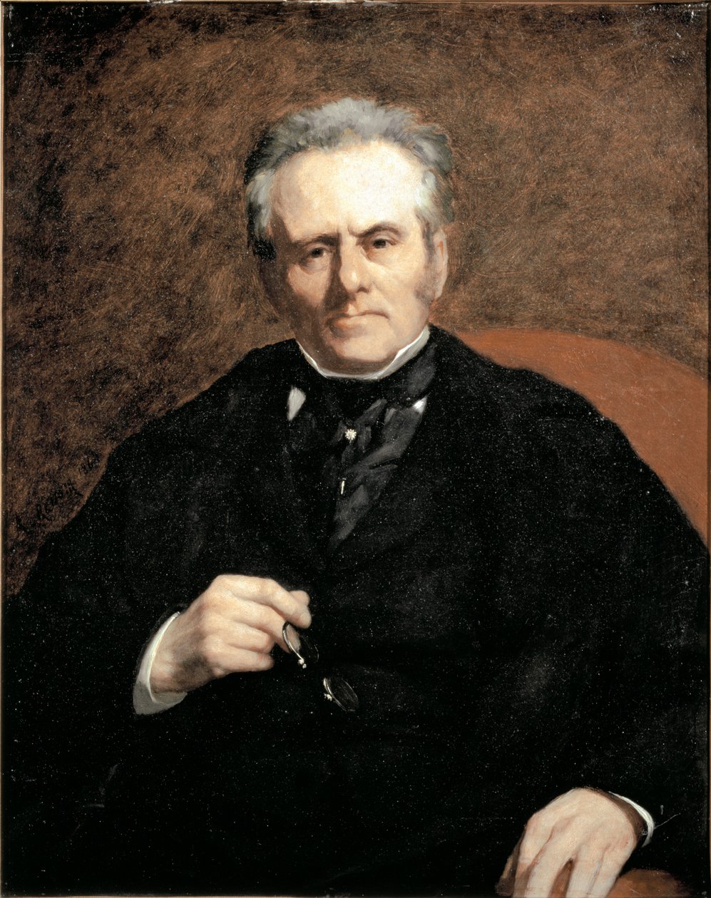 Porträt von William Sisley (1799-1871). Vater des Malers Alfred Sisley von Pierre Auguste Renoir