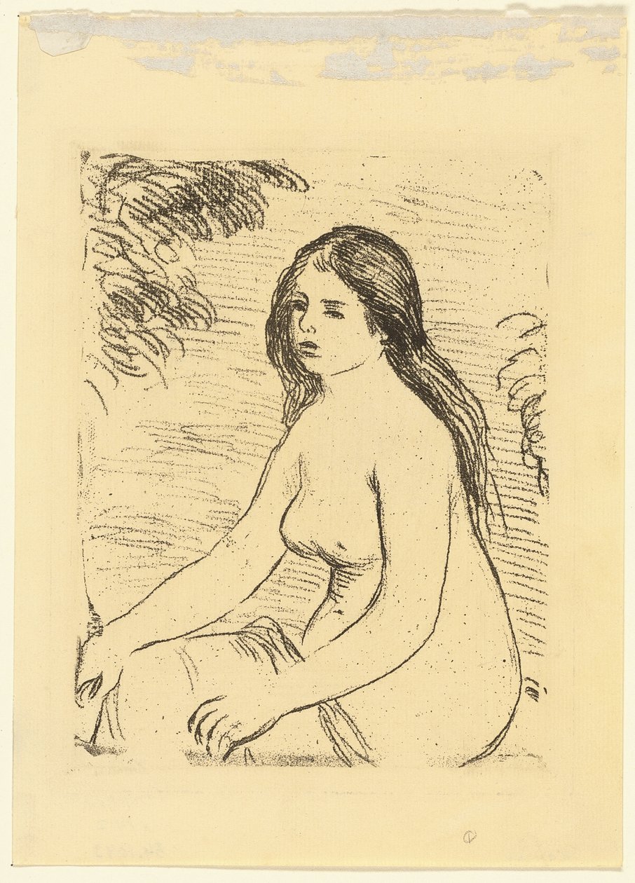 Sitzende nackte Frau von Pierre Auguste Renoir