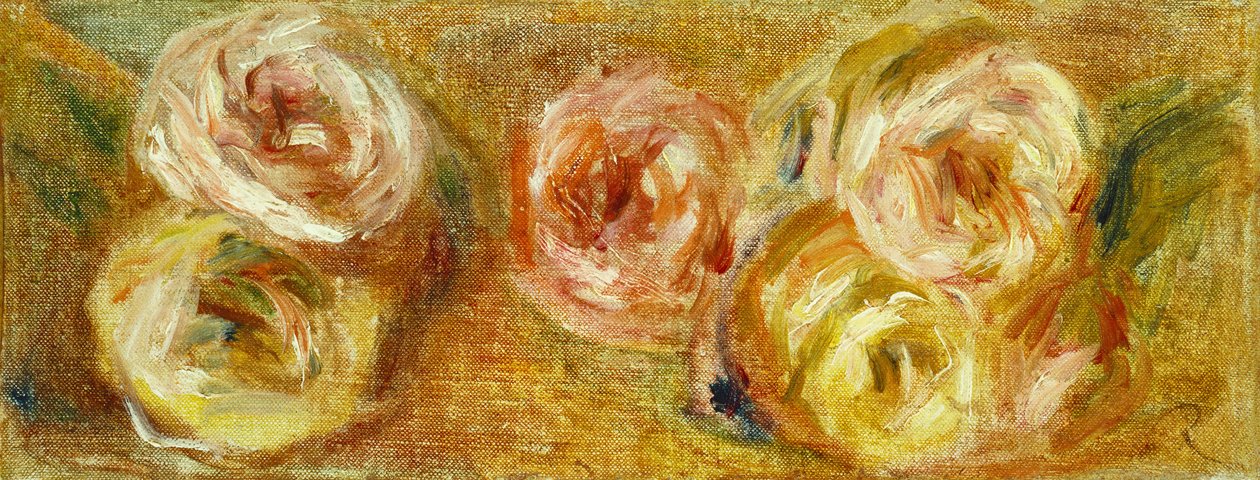 Verstreute Rosen von Pierre Auguste Renoir