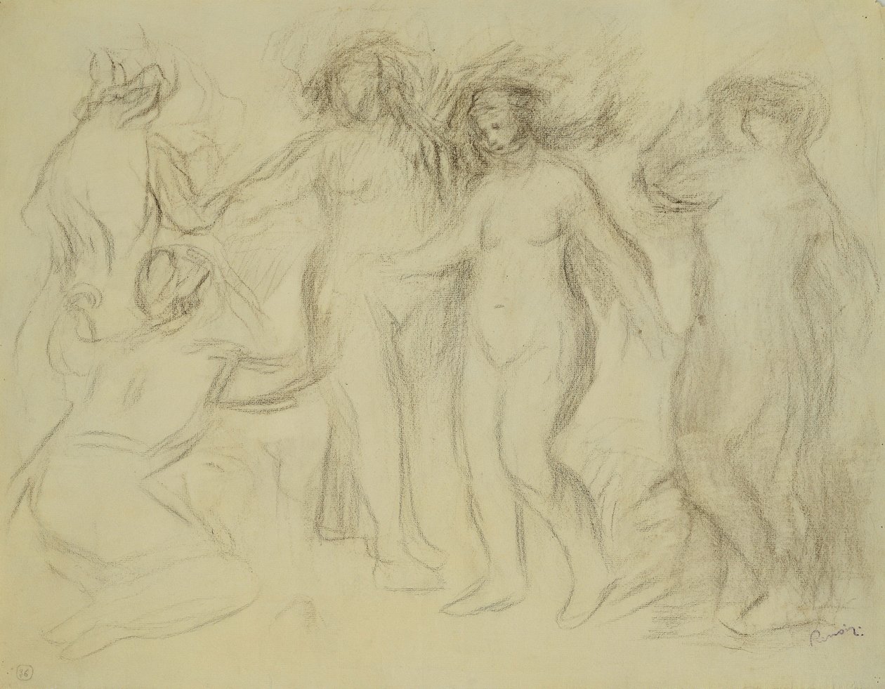 Studie für das Urteil des Paris von Pierre Auguste Renoir