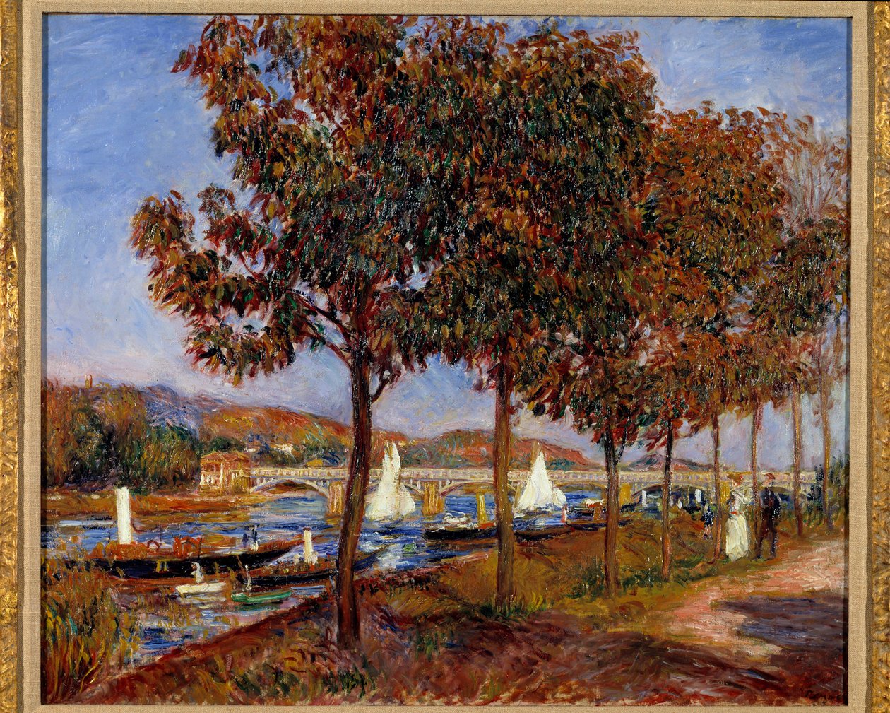 Die Brücke von Argenteuil von Pierre Auguste Renoir