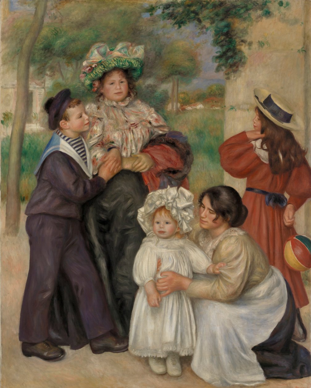 Die Familie des Künstlers von Pierre Auguste Renoir
