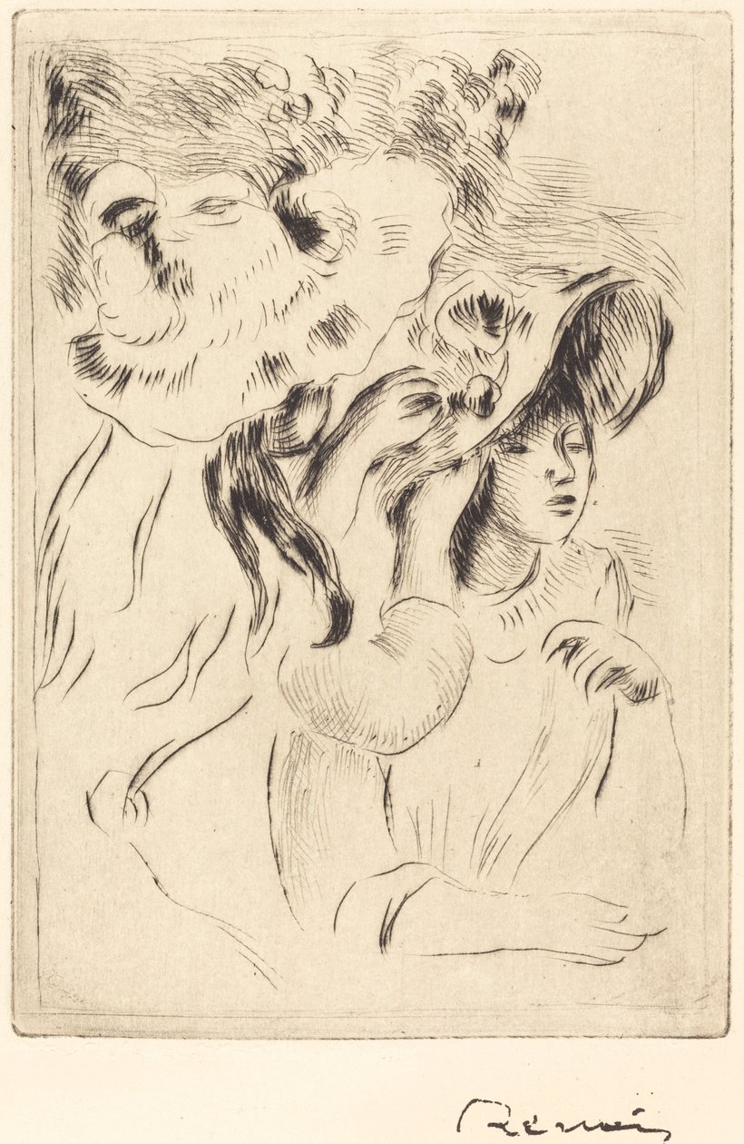 Der Hutstift Le chapeau epingle, 1894 von Pierre Auguste Renoir