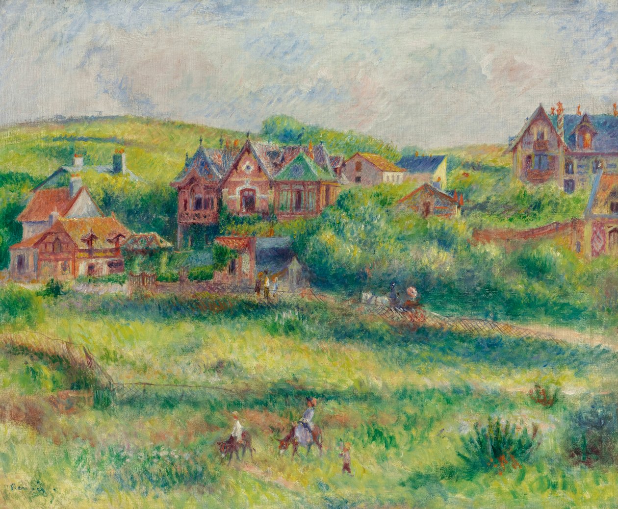 Das Haus von Blanche Pierson, Pourville von Pierre Auguste Renoir