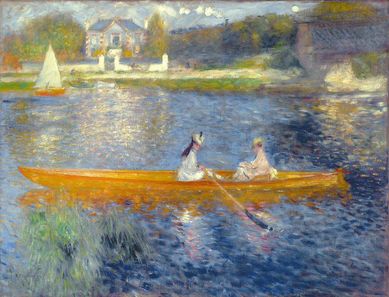Das Boot (La Yole), 1875 von Pierre-Auguste Renoir