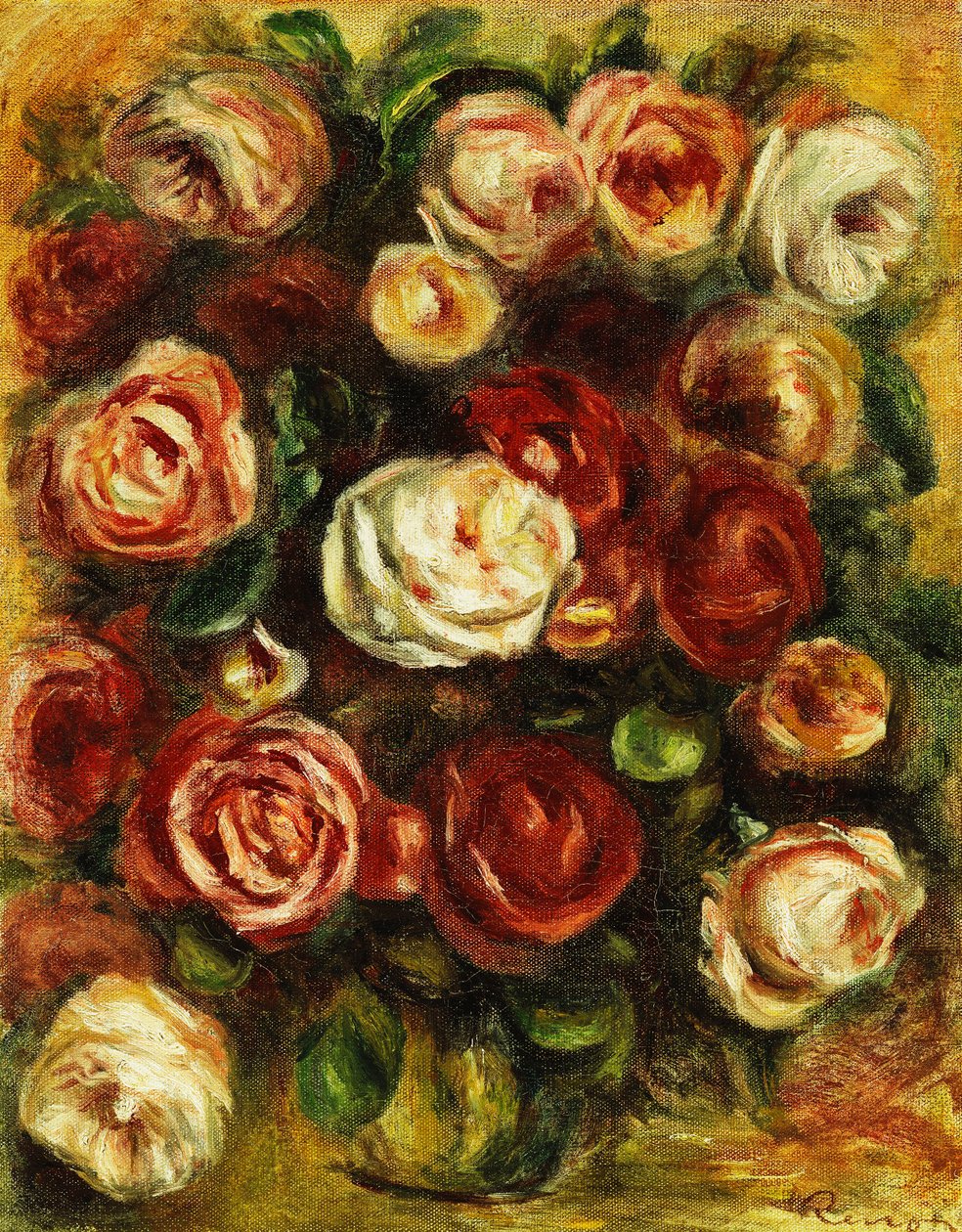 Vase mit Rosen von Pierre-Auguste Renoir
