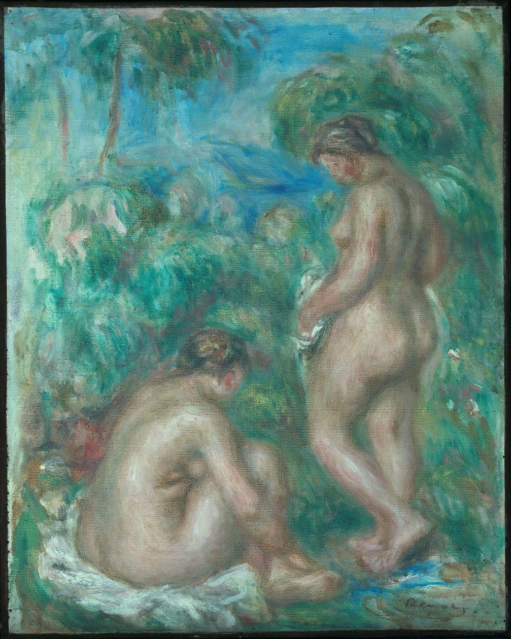 Badende Frau von Pierre-Auguste Renoir
