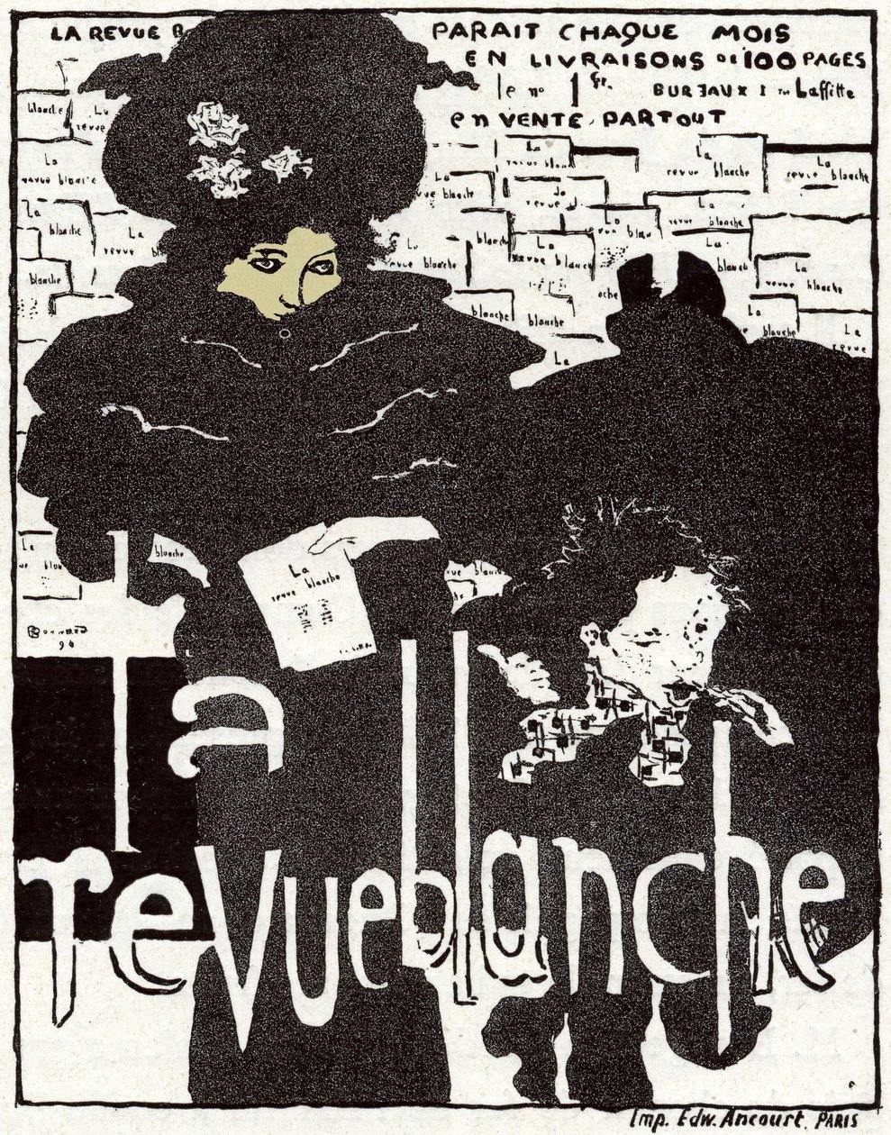 Die Revue Blanche. Plakat von Pierre Bonnard, Frankreich von Pierre Bonnard