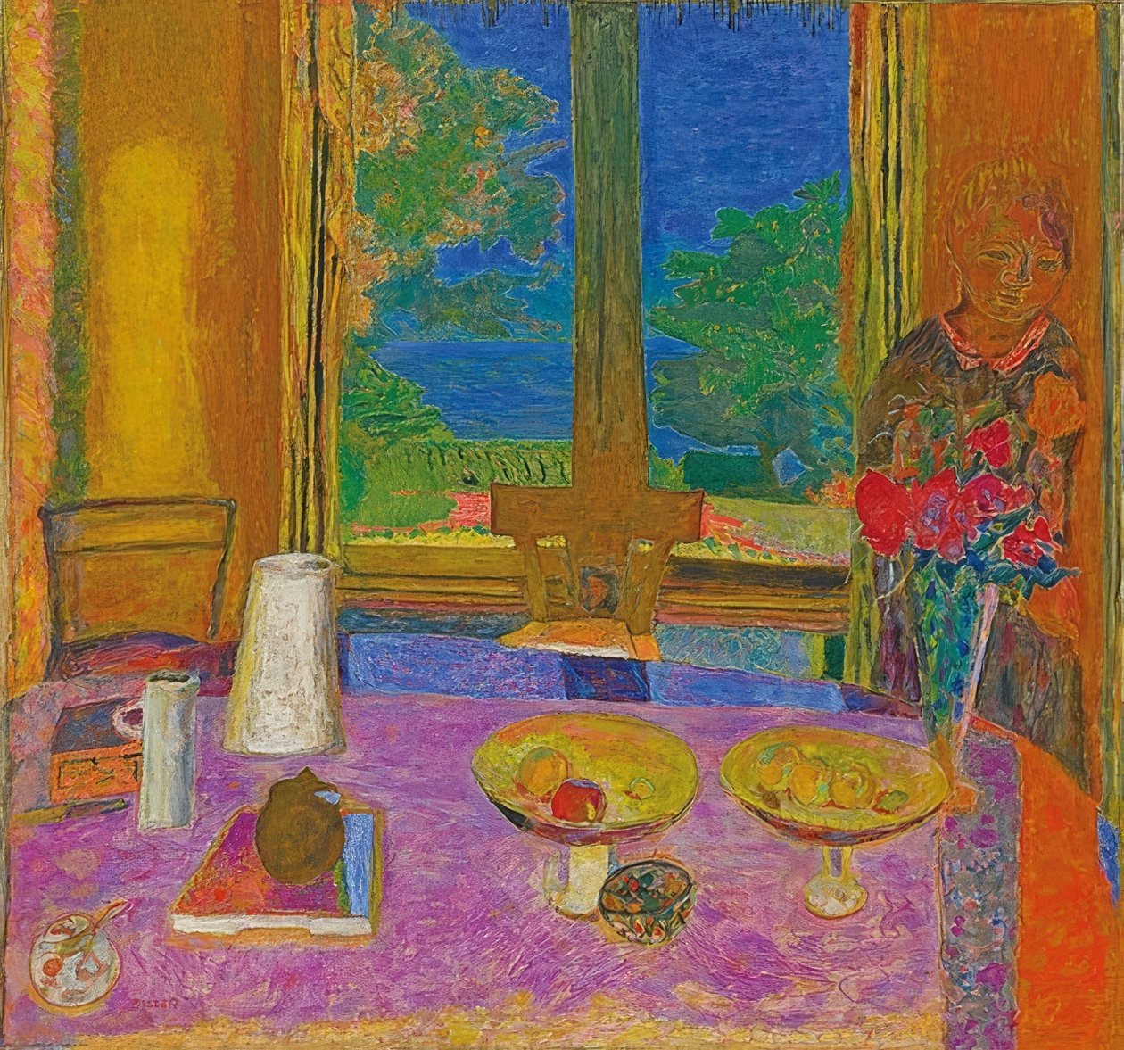Großes Esszimmer zum Garten (Grande salle à manger sur le jardin) von Pierre Bonnard