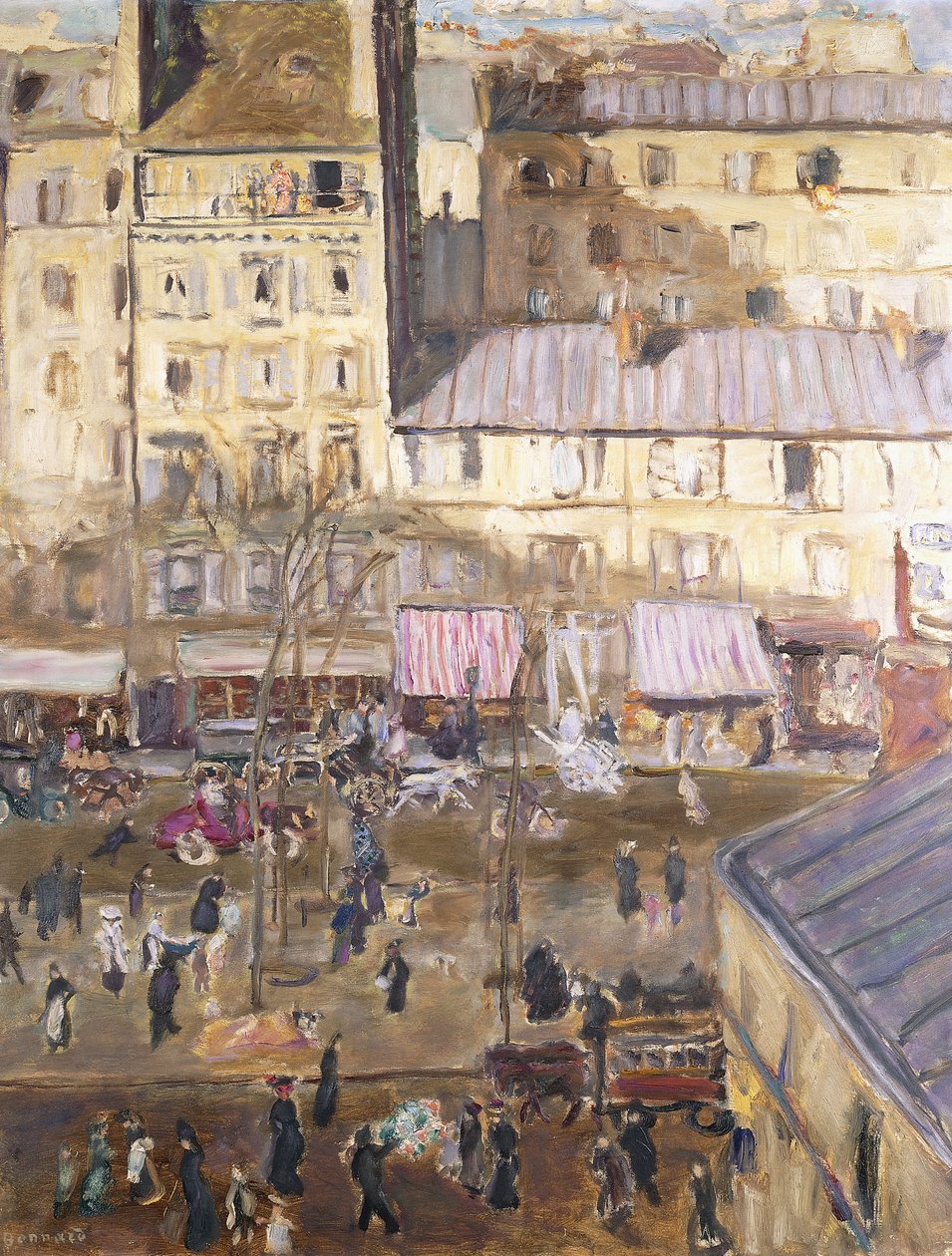 Le Boulevard Exterieur: Boulevard de Clichy und Ecke der Rue de Douai, um 1904 von Pierre Bonnard