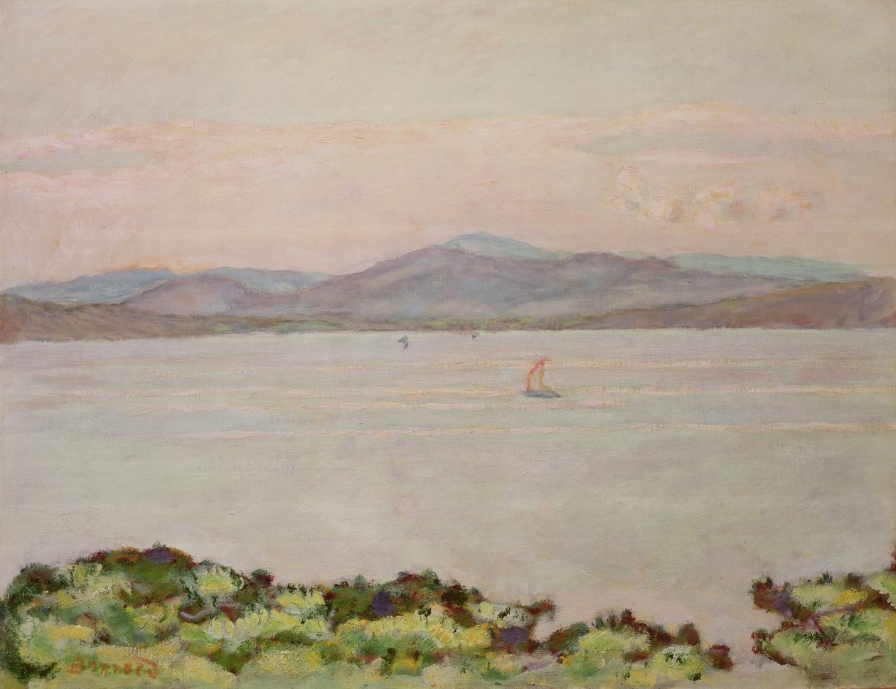 Der Golf zwischen La Napoule und St. Raphael von Pierre Bonnard