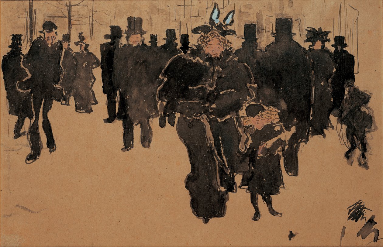 Le boulevard, ca. 1890 von Pierre Bonnard