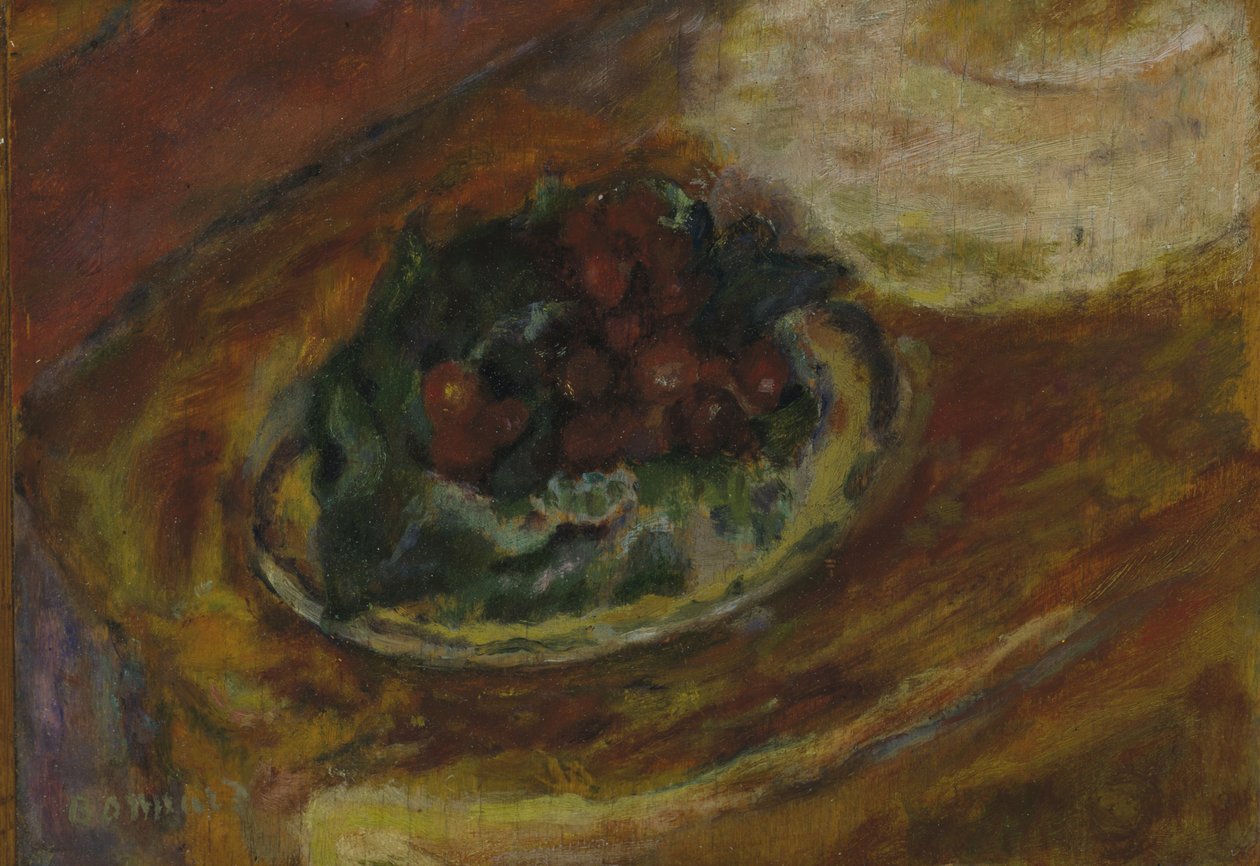 Stillleben: Kirschen von Pierre Bonnard