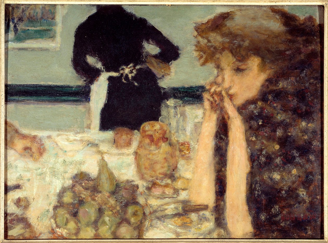 Das Frühstück von Misia. Porträt von Misia Sert, Pianistin und Muse vieler Künstler von Pierre Bonnard