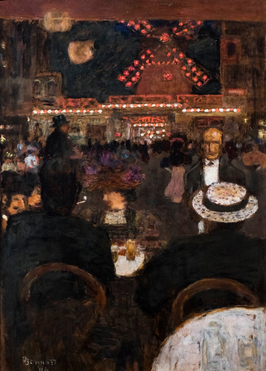Das Moulin Rouge oder Place Blanche (Café Terrasse) von Pierre Bonnard