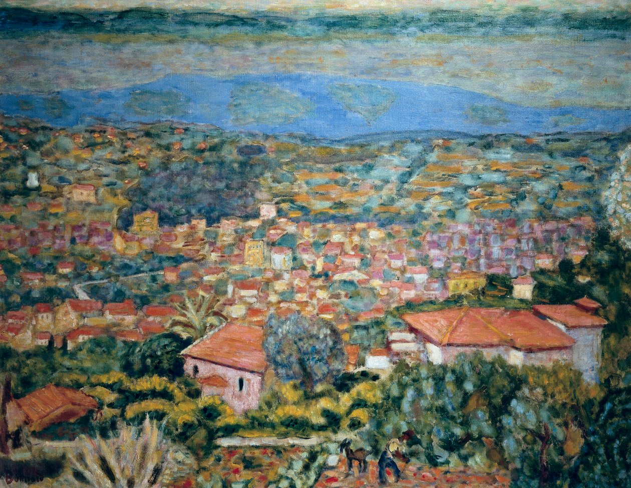 Ansicht von Le Cannet, Dächer (Alpes Maritimes, Provence-Alpes-Côte d