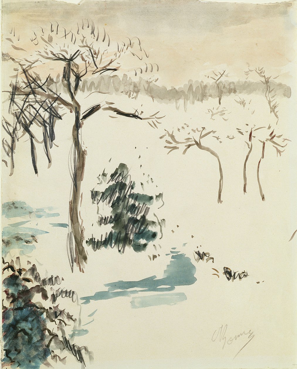Winterlandschaft, 1910 von Pierre Bonnard
