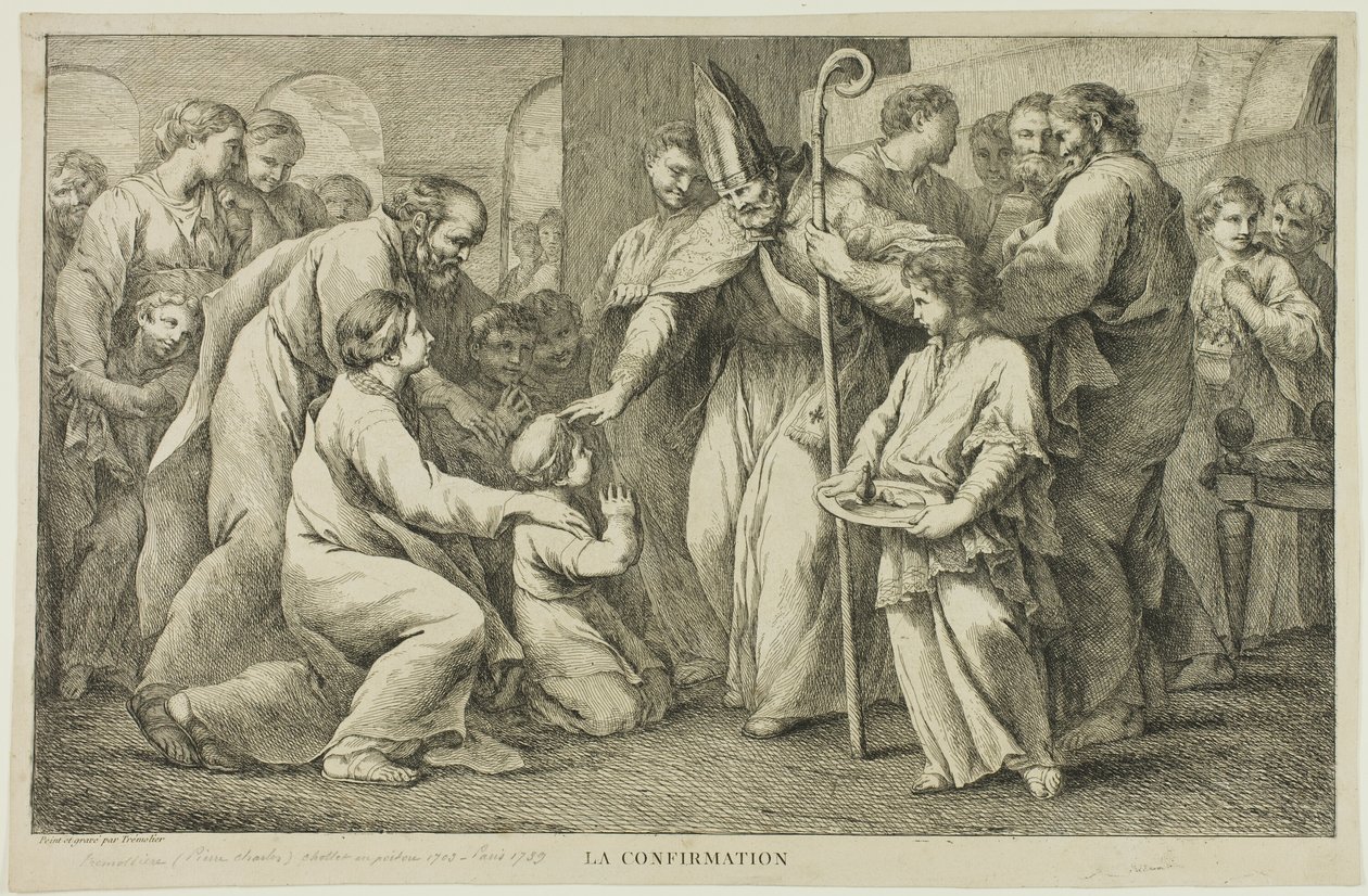 Die Konfirmation von Pierre Charles Tremolieres