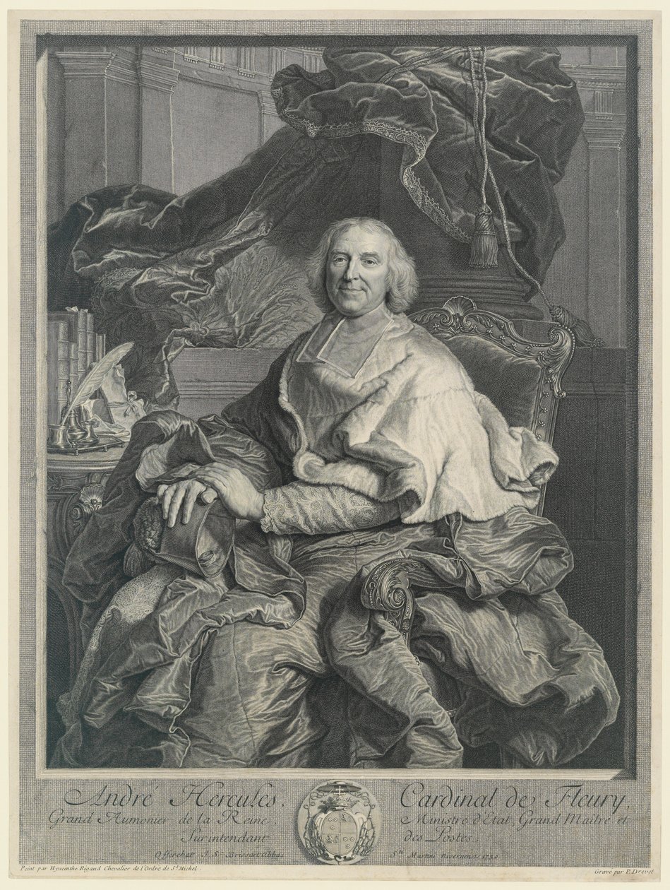 Andre Hercules, Kardinal de Fleury von Pierre Drevet