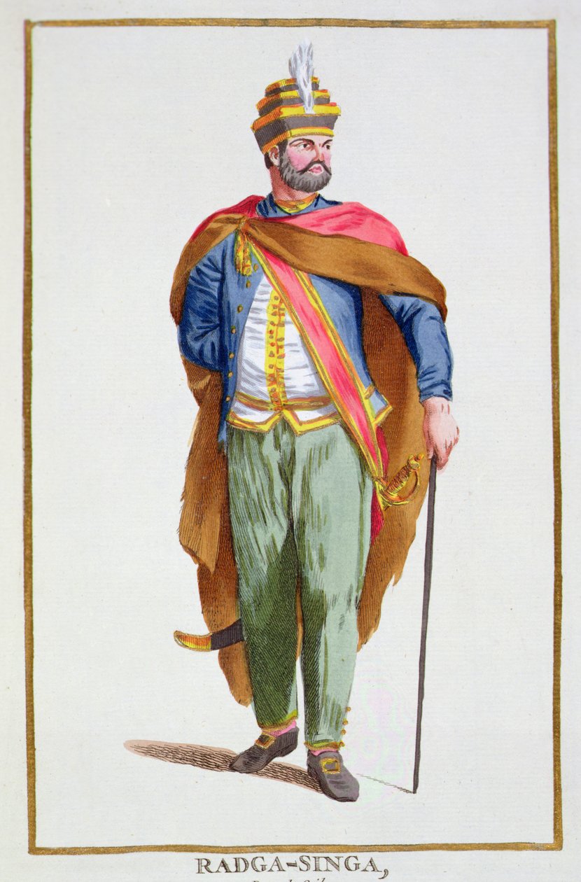Raja-Singa König von Ceylon aus 