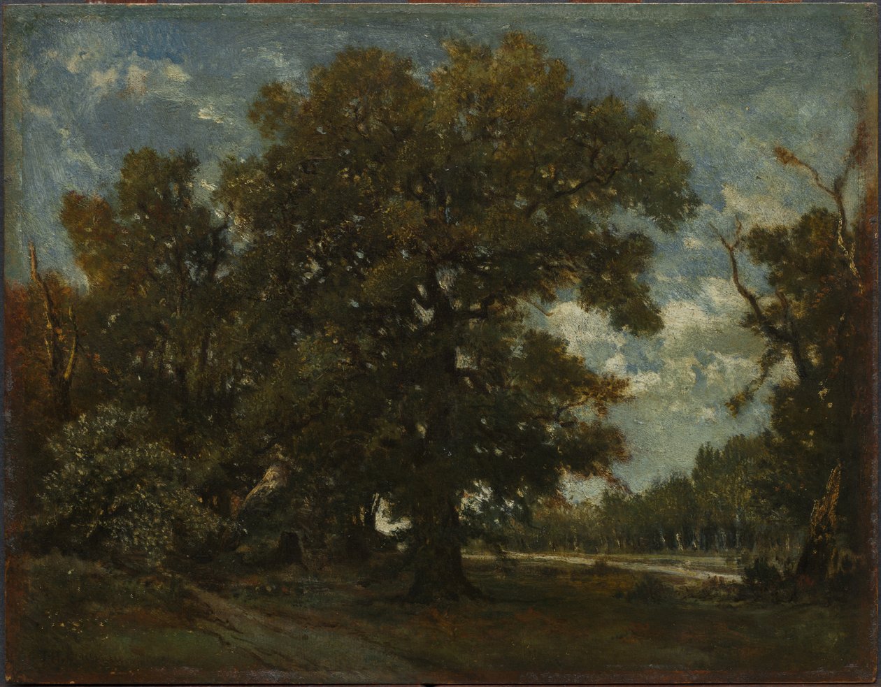 Die Eiche, 19. Jahrhundert von Pierre Etienne Theodore Rousseau