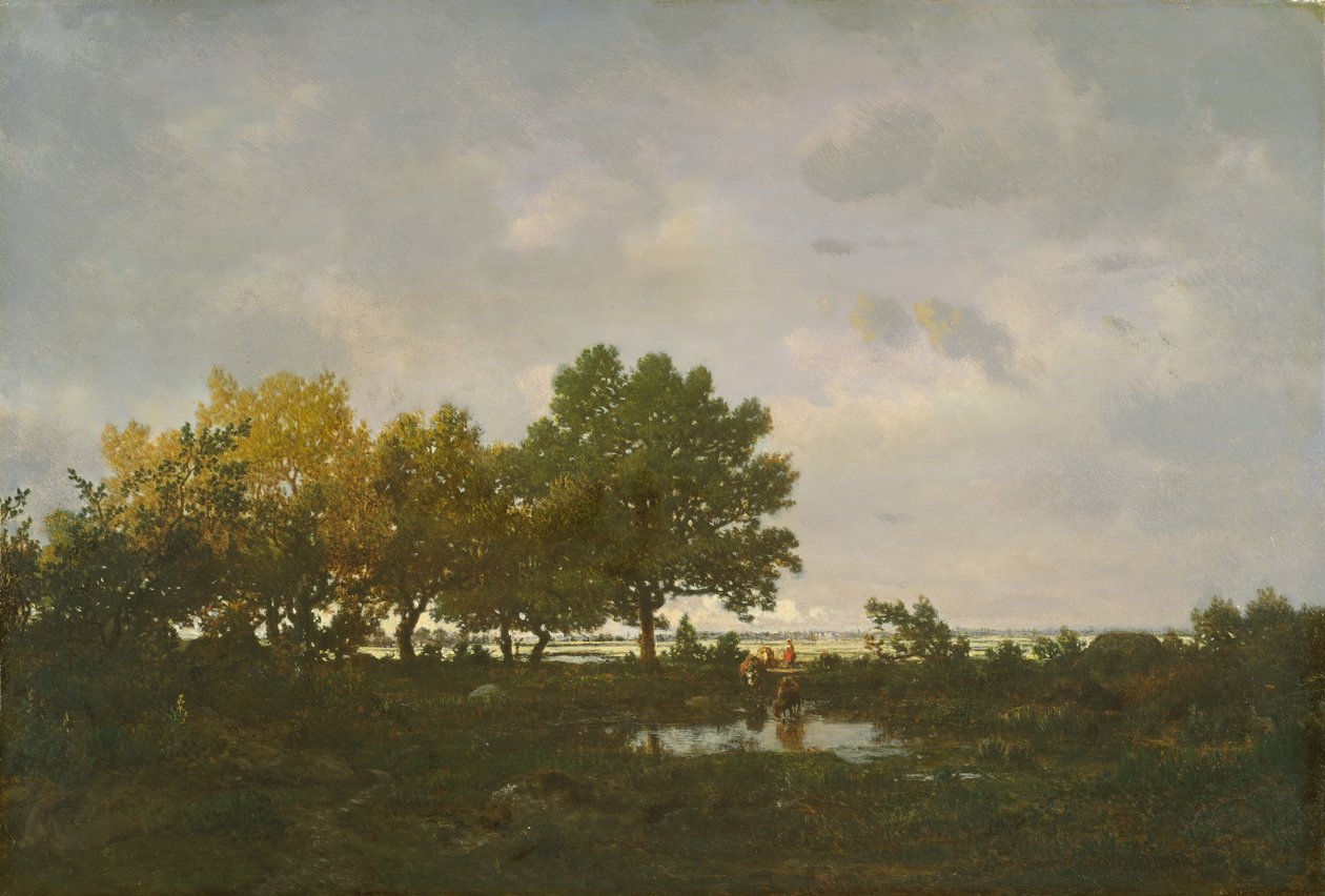Der Teich La Mare von Pierre Etienne Theodore Rousseau