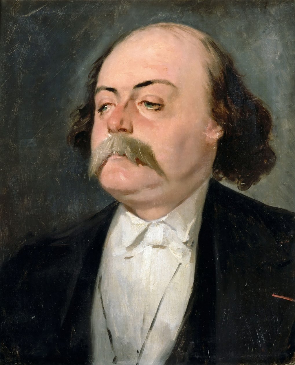 Porträt von Gustave Flaubert 1821-1880 von Pierre François Eugène Giraud