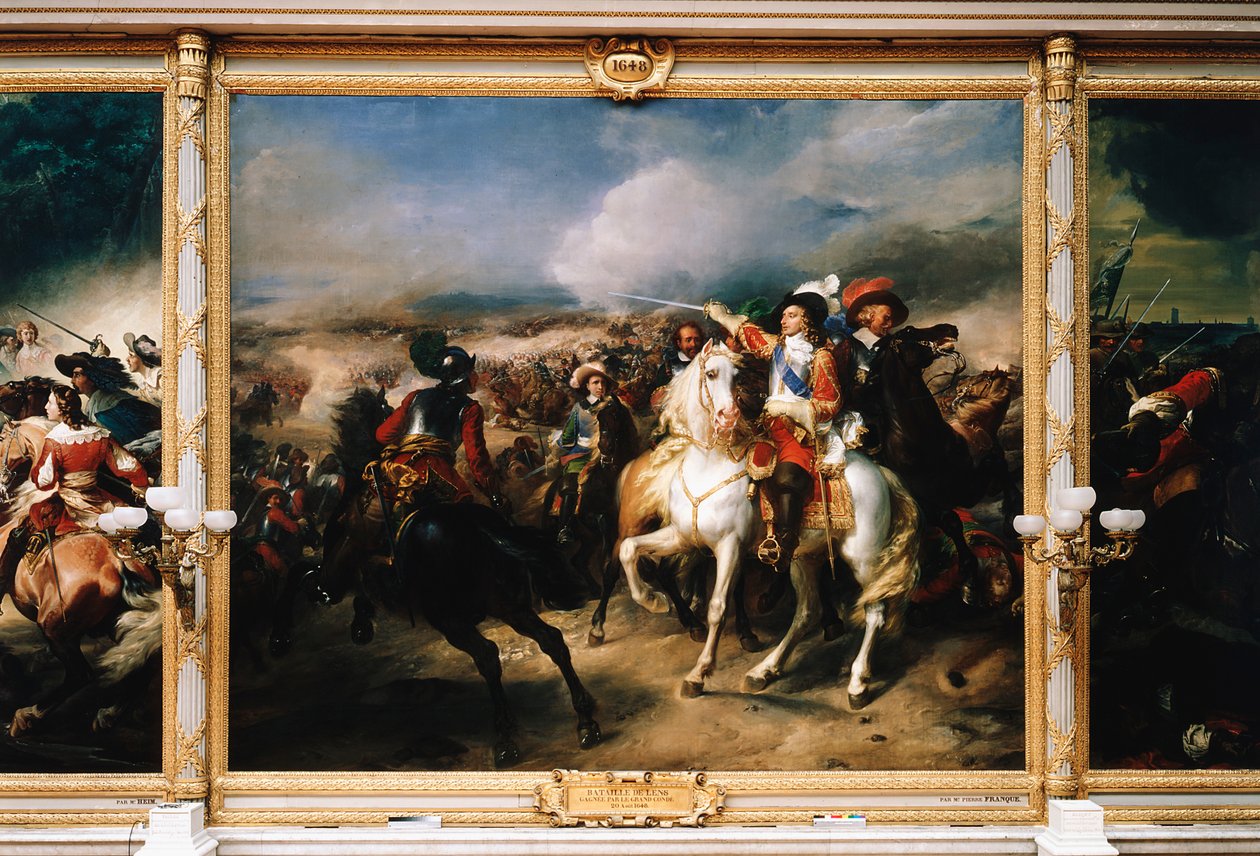 Schlacht bei Lens, 28. August 1648, 19. Jahrhundert von Pierre Franque