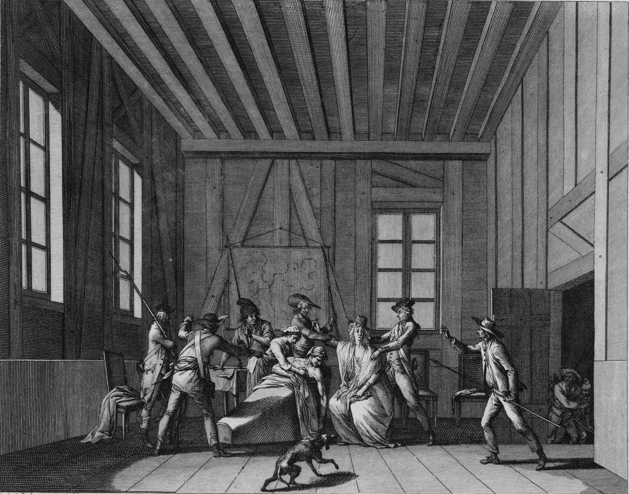 Die Ermordung von Jean-Paul Marat, ca. 1795 von Pierre Gabriel Berthault