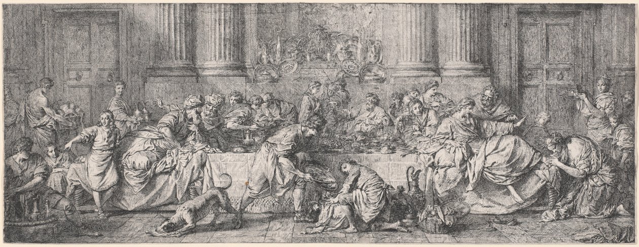 Das Fest im Haus des Simon von Pierre Hubert Subleyras