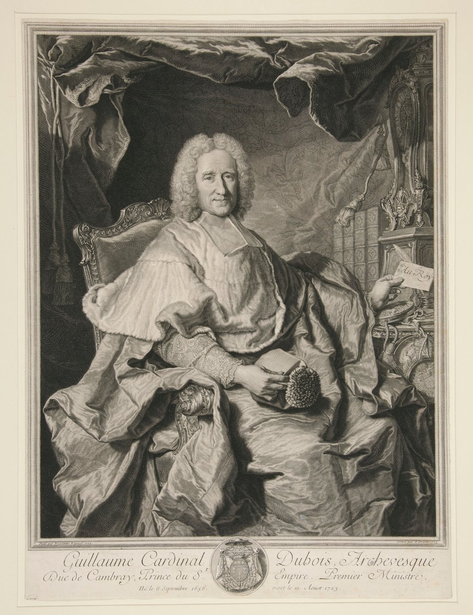 Guillaume Kardinal Dubois von Pierre-Imbert Drevet