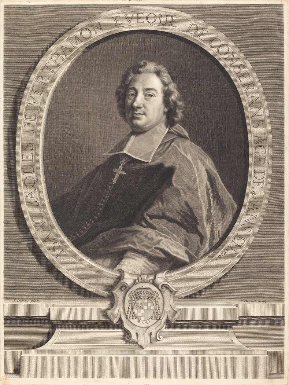 Isaac-Jacques de Verthamon von Pierre Imbert Drevet after François de Troy