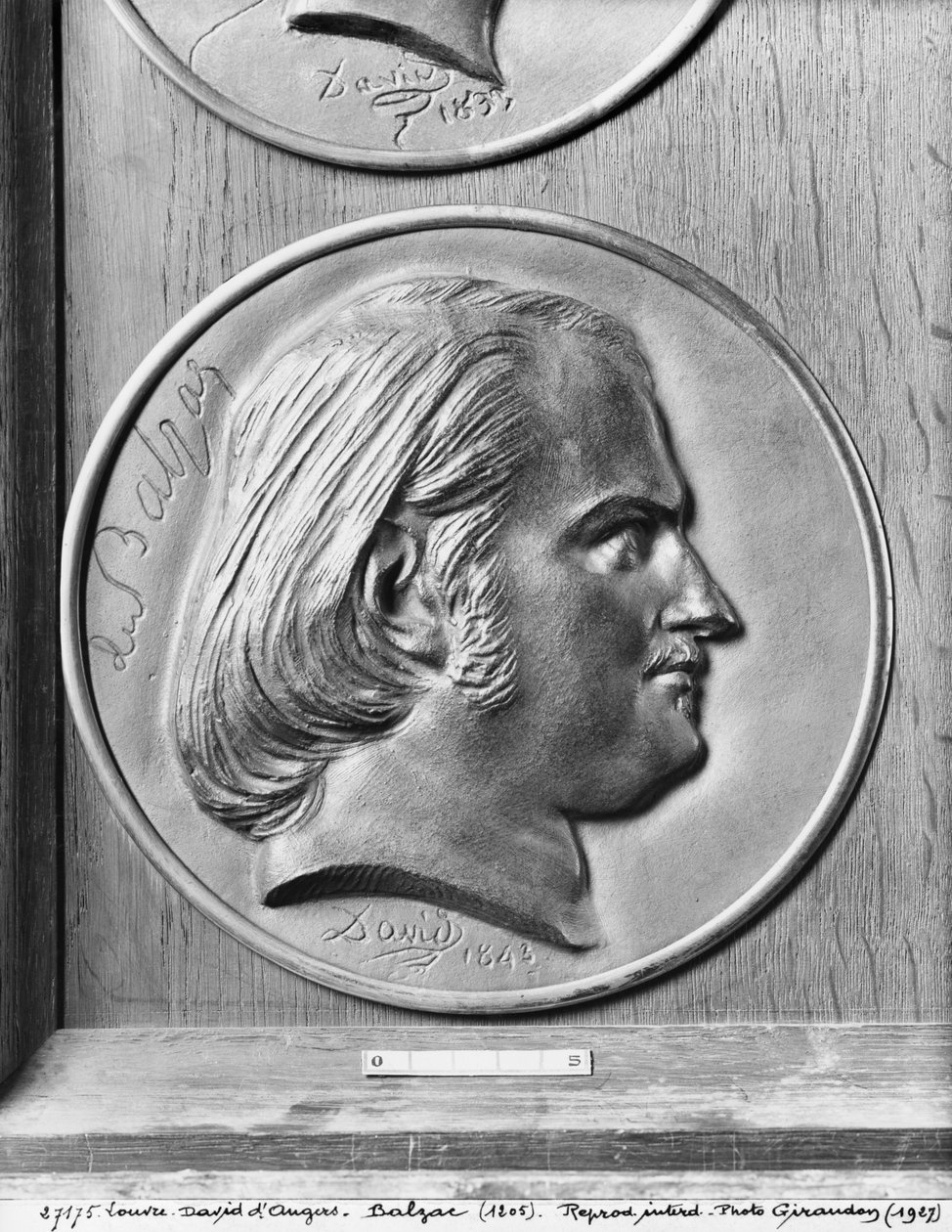 Honoré de Balzac, 1843 von Pierre Jean David d