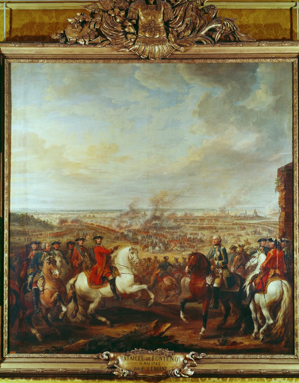 Die Schlacht von Fontenoy von Pierre Lenfant