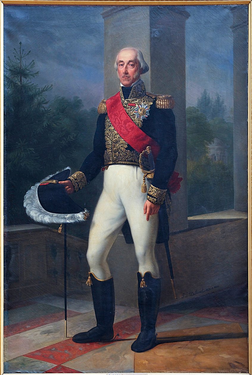 Porträt des Herzogs von Bourbon in der Uniform eines Generalleutnants von Pierre Louis Delaval