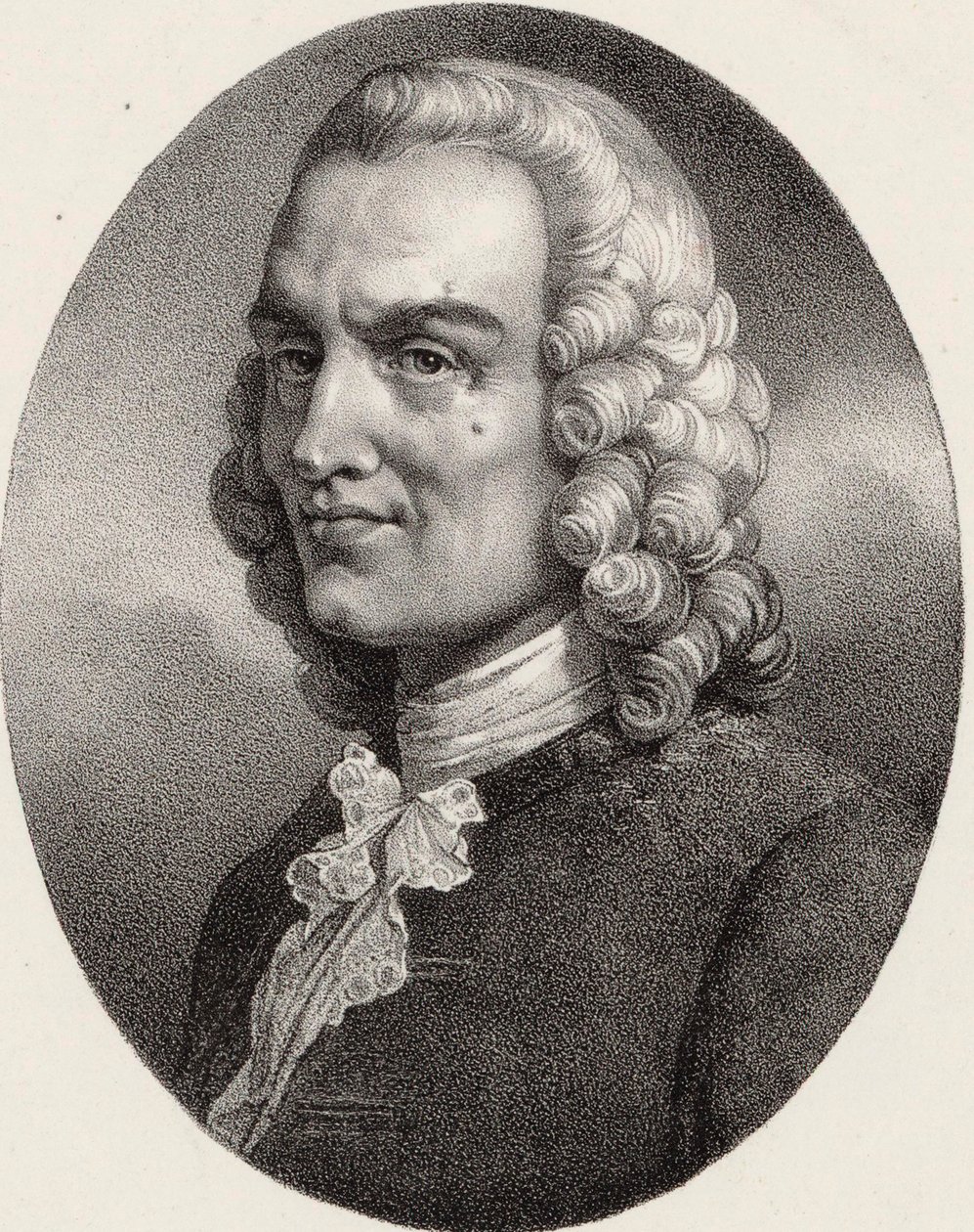 Porträt des Komponisten Jean-Philippe Rameau 1683-1764 von Pierre Louis Henri Grevedon