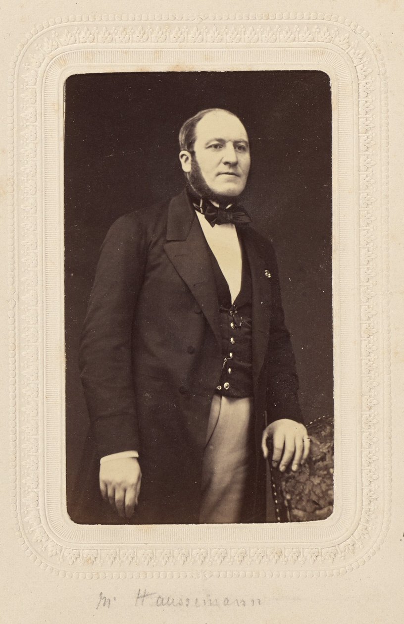 Baron Georges Eugene Haussmann (1809 - 1891) von Pierre Petit