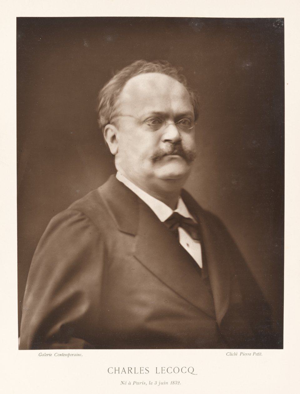 Charles Lecocq (Paris, 1832) von Pierre Petit