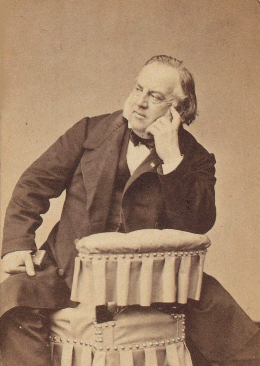 Porträt des Komponisten Louis Clapisson (1808-1866), von Pierre Lanith Petit von Pierre Petit