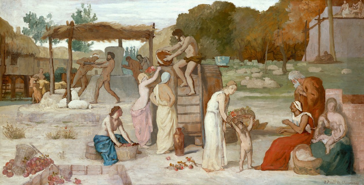 Apfelwein von Pierre Puvis de Chavannes