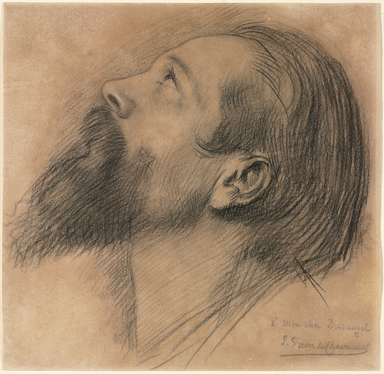 Studie für das Fries von Sainte Geneviève, 1800er von Pierre Puvis de Chavannes