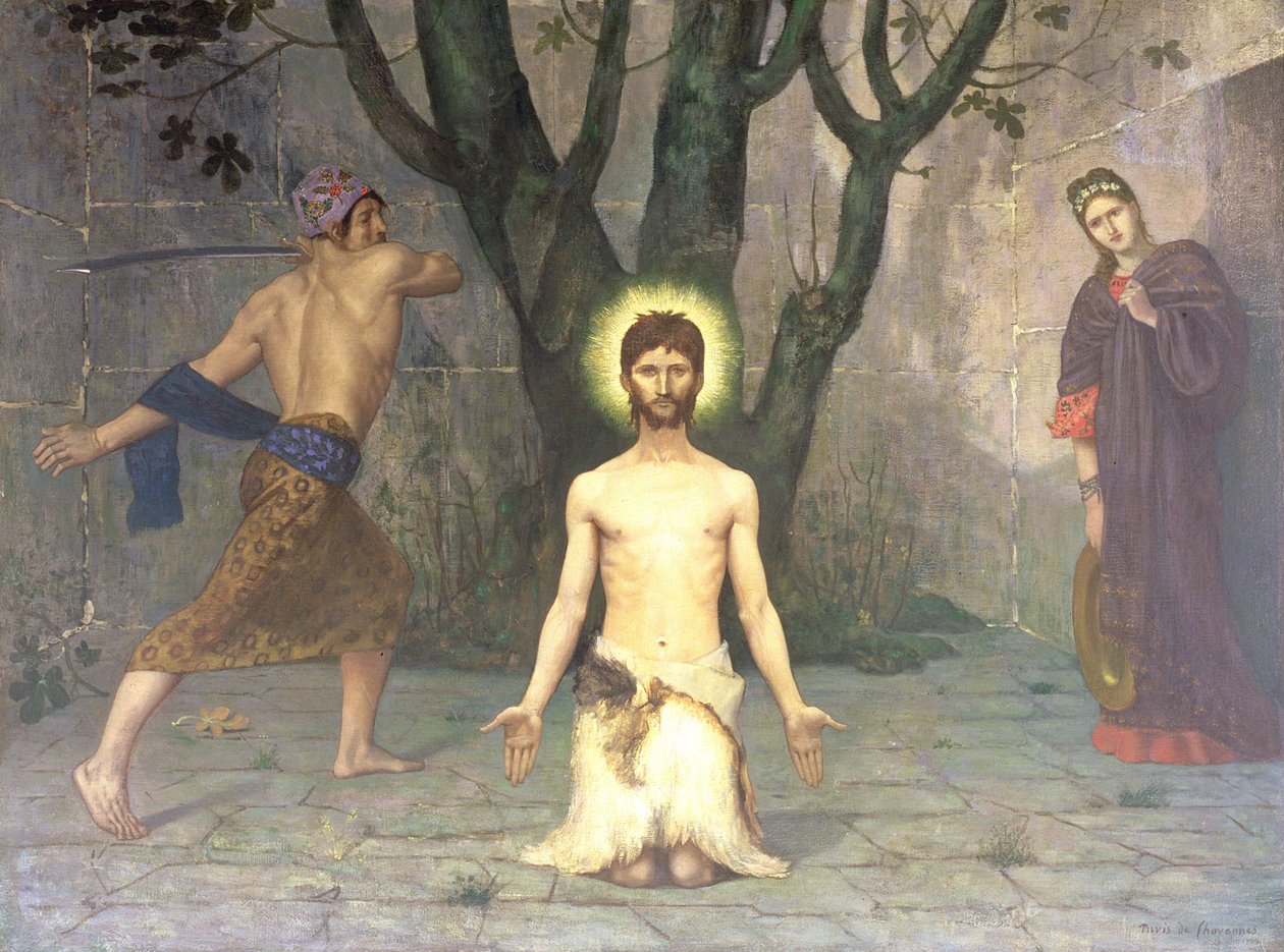 Die Enthauptung von St. Johannes dem Täufer, 1869 von Pierre Puvis de Chavannes